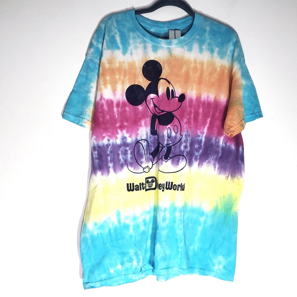 Disney Mickey Tie Dye Men's Shirt L